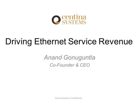 Driving Ethernet Service Revenue