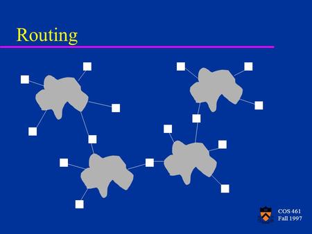 COS 461 Fall 1997 Routing COS 461 Fall 1997 Typical Structure.