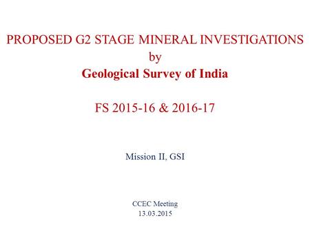 Geological Survey of India