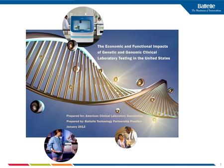 1. 2 Key Applications of Genetic and Genomic Testing (slide 1 of 2) Diagnosis of Disease: Whereby genetic or genomic tests are used to screen a patient.