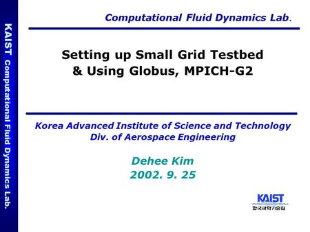 Setting up Small Grid Testbed