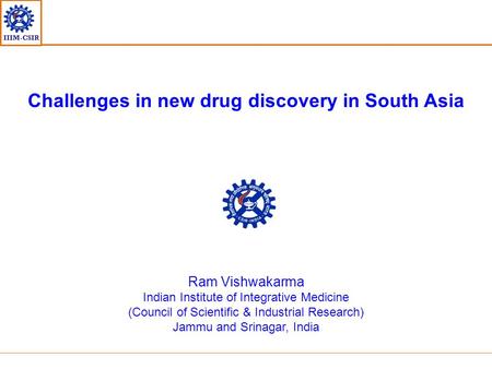 Challenges in new drug discovery in South Asia