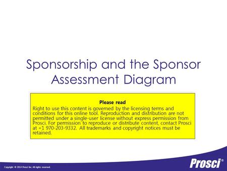 Sponsorship and the Sponsor Assessment Diagram