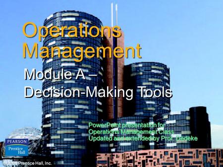 Operations Management