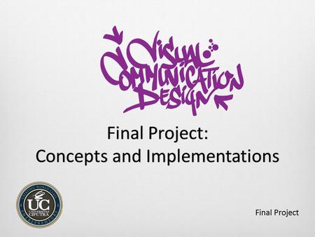 Final Project: Concepts and Implementations Final Project.