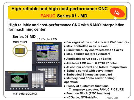 High reliable and high cost-performance CNC