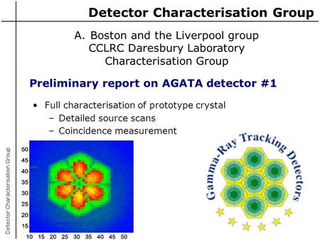 Detector Characterisation Group