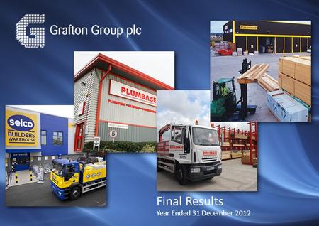 Final Results Year Ended 31 December 2012. 2 Financial Highlights Revenue up 6% to €2.2 billion and by 0.6% in constant currency Underlying operating.