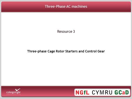 Three-Phase AC machines