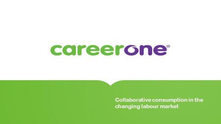 Collaborative consumption in the changing labour market.