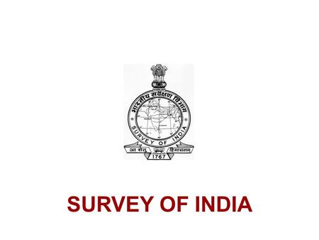 SURVEY OF INDIA. FUTURE PLANS Swarna subba rao SURVEYOR GENERAL OF INDIA.