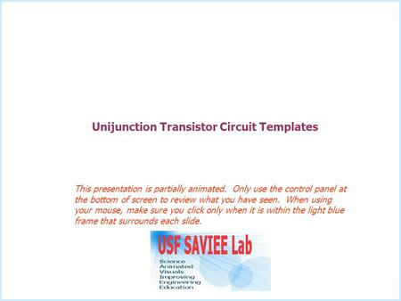 Unijunction Transistor Circuit Templates