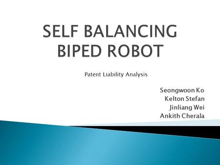 Seongwoon Ko Kelton Stefan Jinliang Wei Ankith Cherala Patent Liability Analysis.