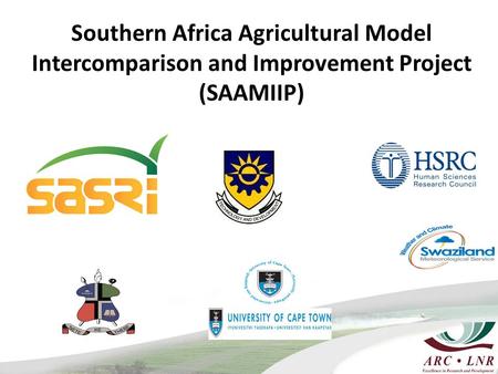 Southern Africa Agricultural Model Intercomparison and Improvement Project (SAAMIIP)