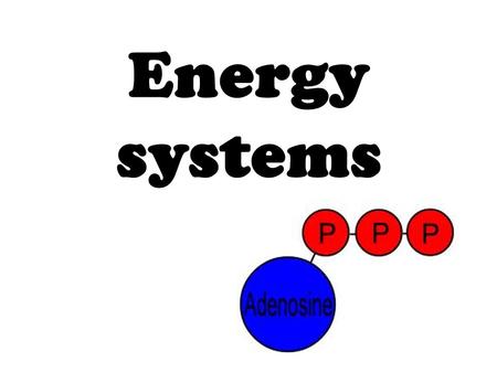 Energy systems.