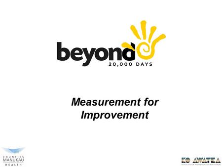 Measurement for Improvement. Why we look at data graphed over time Change Made Change to process made in June.