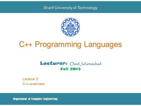 C++ Programming Languages