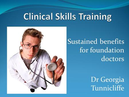 Clinical Skills Training