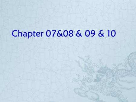 Chapter 07&08 & 09 & 10 1. PHOTONIC-CRYSTAL OPTICS  下几页列出重要的概念，需掌握.