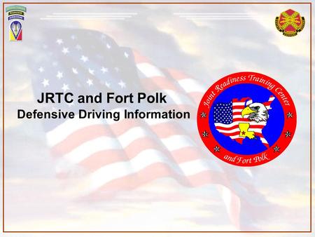 Defensive Driving Information