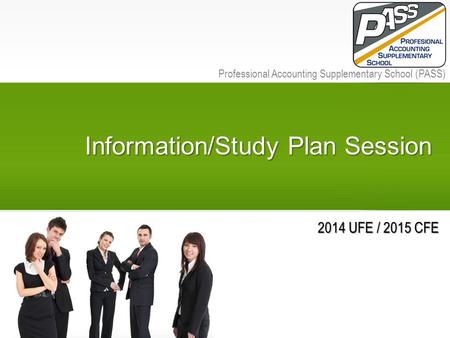 Information/Study Plan Session