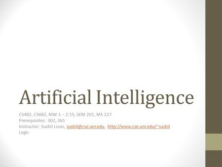 Artificial Intelligence