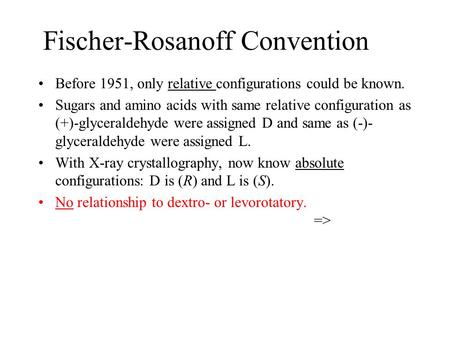 Fischer-Rosanoff Convention