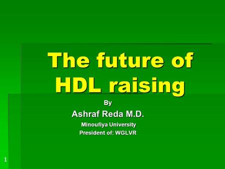 The future of HDL raising