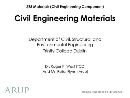 Civil Engineering Materials