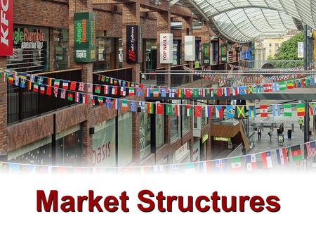 Market Structures.