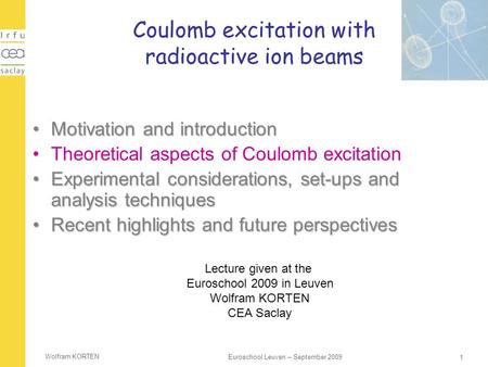 Coulomb excitation with radioactive ion beams