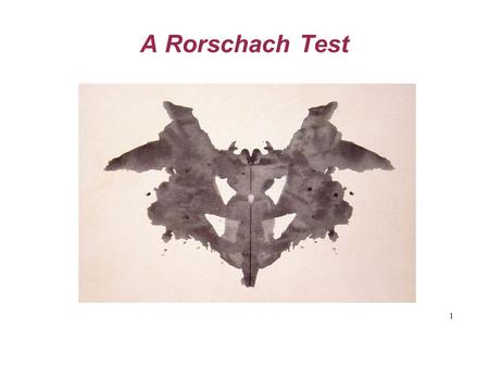 1 A Rorschach Test. S. Stanley Young, NISS Jessie Q. Xia, NISS Banff, Canada Dec 15, 2011 Variable Importance in Environmental Studies.