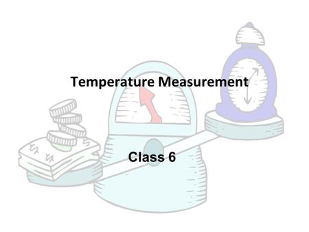 Temperature Measurement