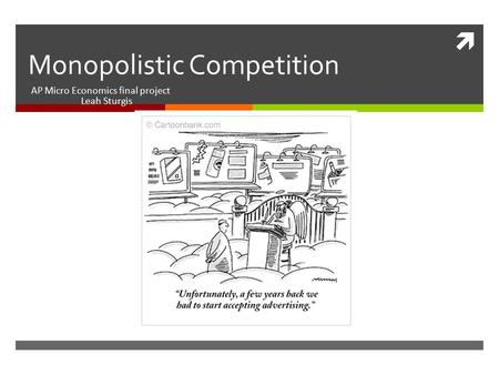 Monopolistic Competition