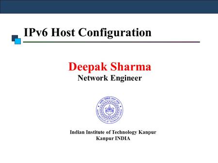 IPv6 Host Configuration