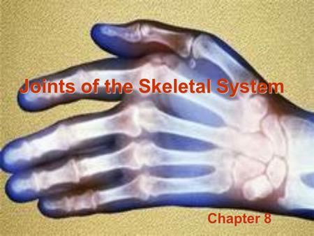 Joints of the Skeletal System