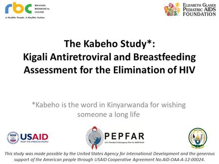 This study was made possible by the United States Agency for International Development and the generous support of the American people through USAID Cooperative.