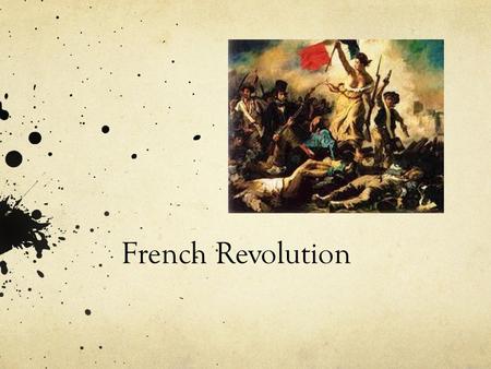 French Revolution.