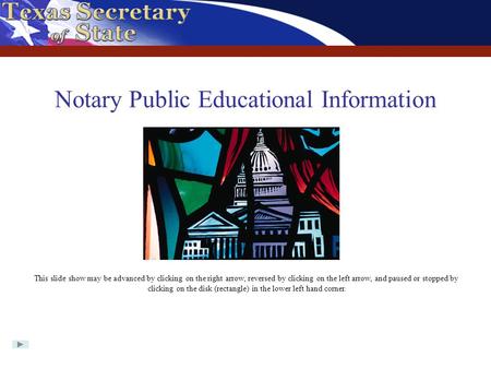 Notary Public Educational Information