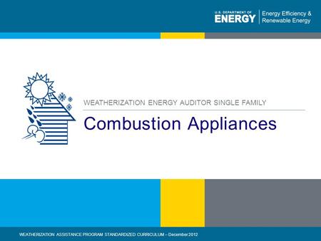 Combustion Appliances