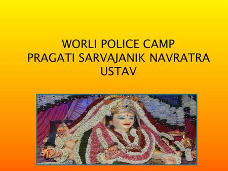 PRAGATI SARVAJANIK NAVRATRA USTAV