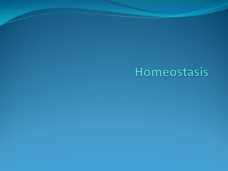 When things work... Honda COG Commercial Homeostasis homeostasis – constant physiological adjustments of the body in response to external environment.