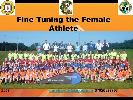 Fine Tuning the Female Athlete 2008 07920528793