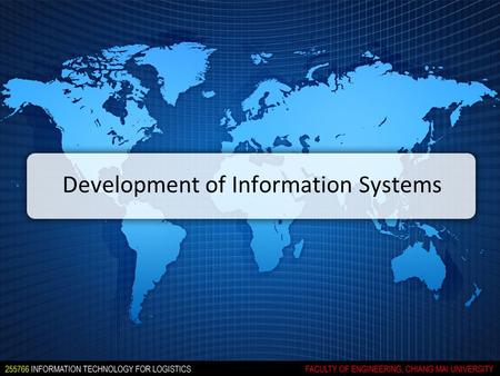 Development of Information Systems. “Design is a funny word. Some people think design means how it looks. But of course, if you dig deeper, it's really.