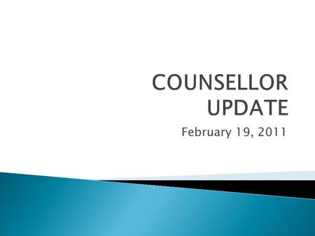 February 19, 2011.  Auto –Centennial-Second Semester  Baking-VCC-August to January  Carpentry-Terry Fox-Semester 2  Electrician-Charles Best-Sept.