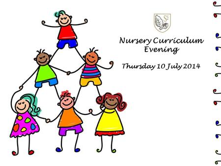 Nursery Curriculum Evening Thursday 10 July 2014.