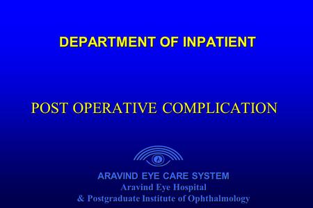 DEPARTMENT OF INPATIENT