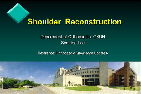 Shoulder Reconstruction