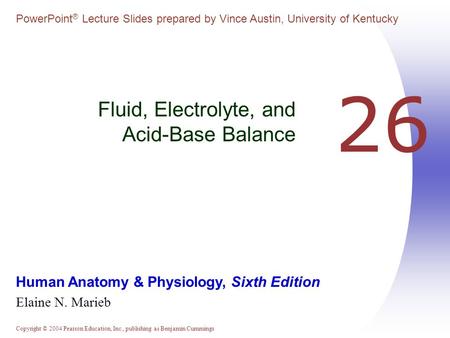 Fluid, Electrolyte, and Acid-Base Balance