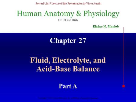 Fluid, Electrolyte, and Acid-Base Balance